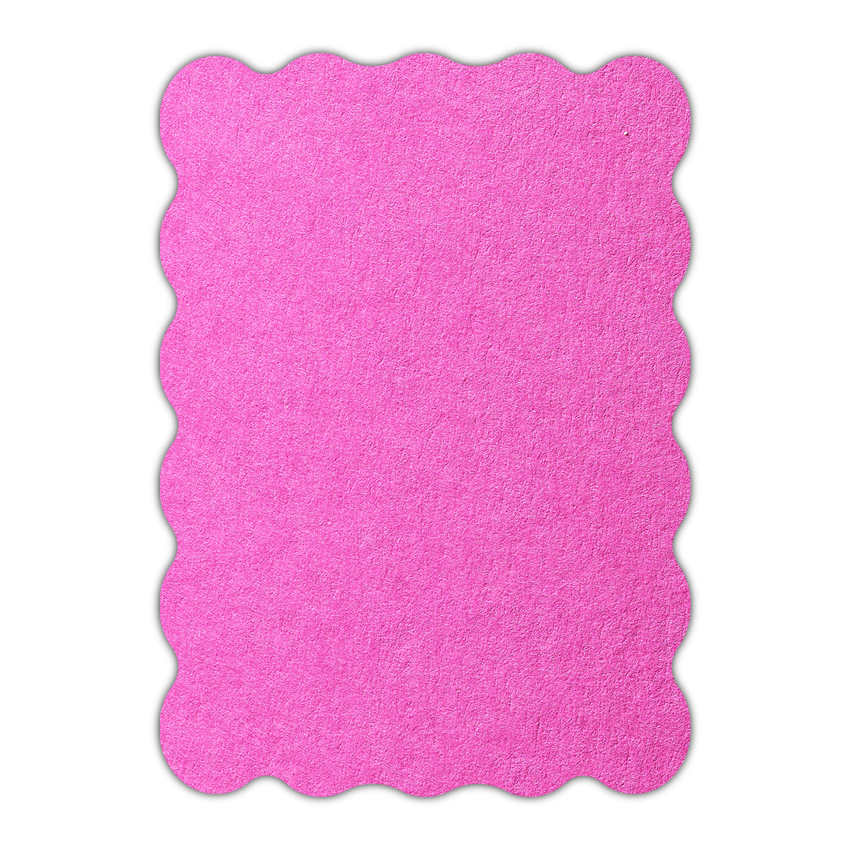 CMYK Print on Fuchsia Pink Cardstock | Shape P22 | 5.5" x 8.5"