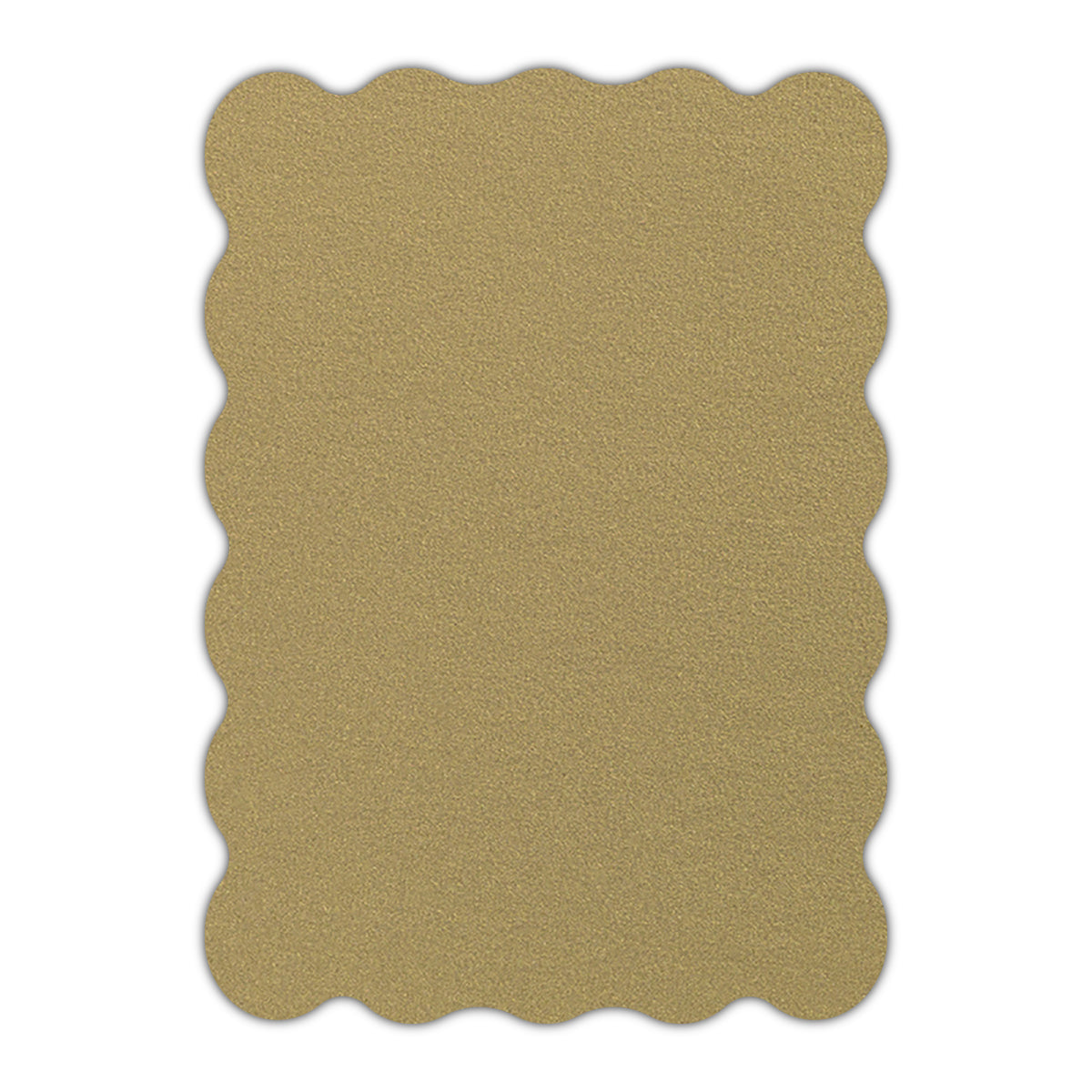 CMYK Print on Shimmer Gold Leaf Cardstock | Shape P22 | 2.5" x 3.5"