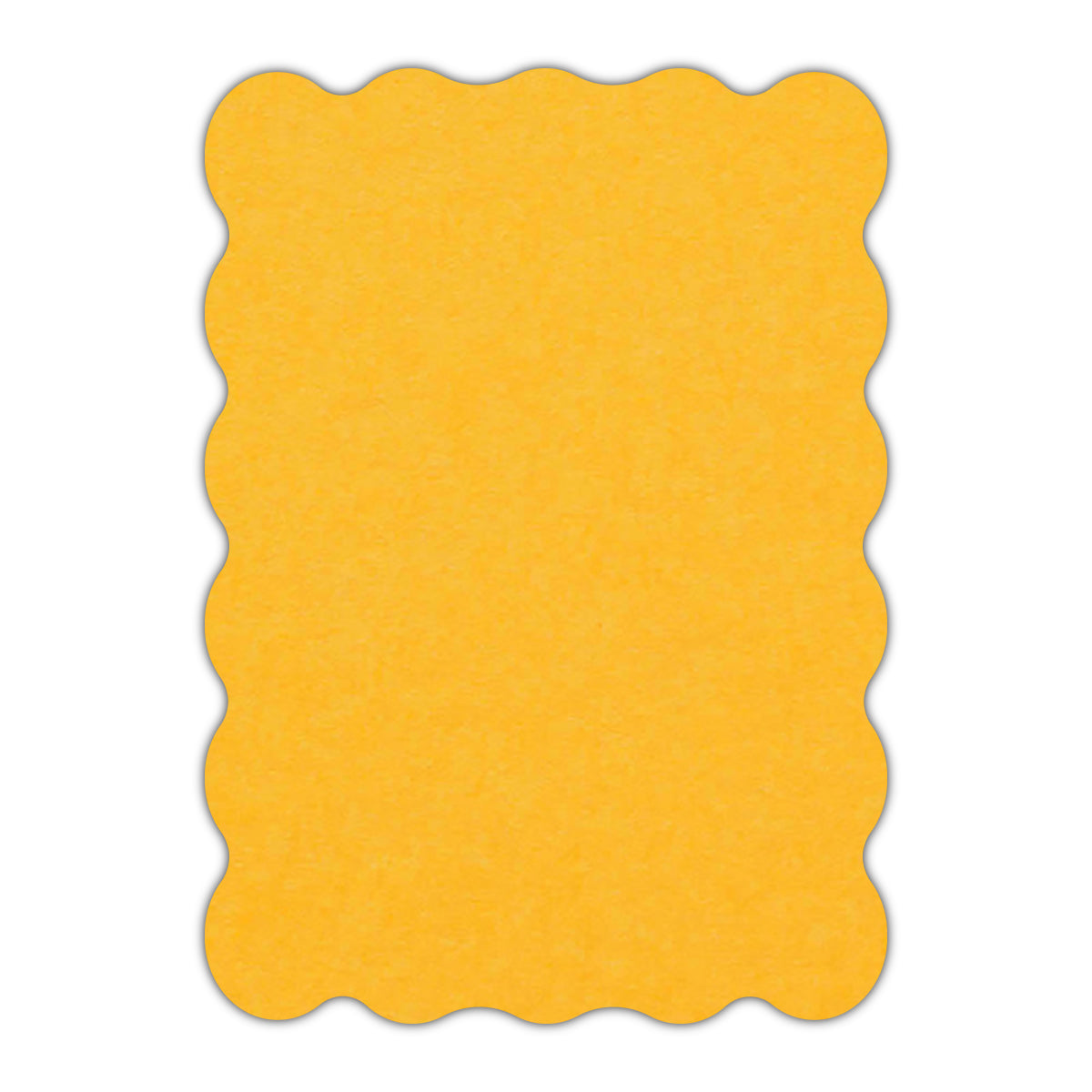CMYK Print on Indian Yellow Cardstock | Shape P22 | 5" x 7"