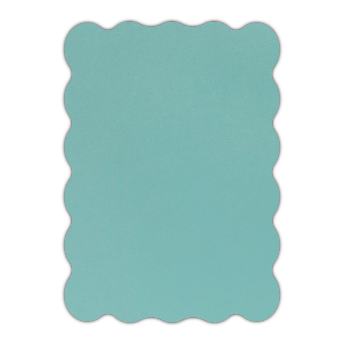 CMYK Print on Shimmer Lagoon Cardstock | Shape P22 | 11" x 17"