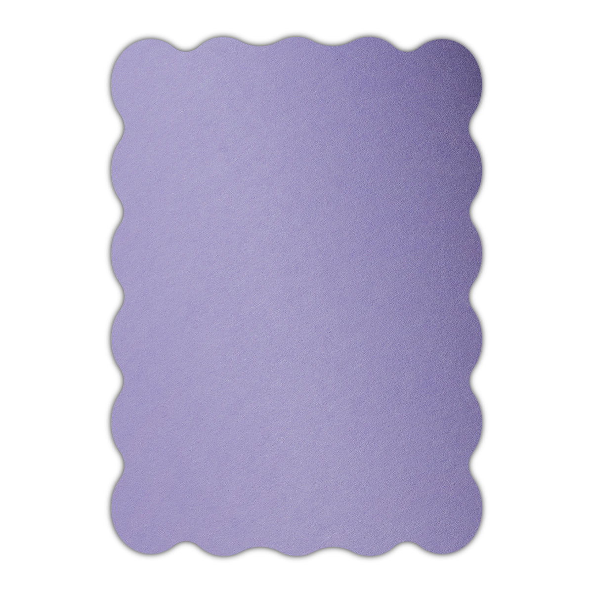 CMYK Print on Lavender Cardstock | Shape P22 | 3" x 4"