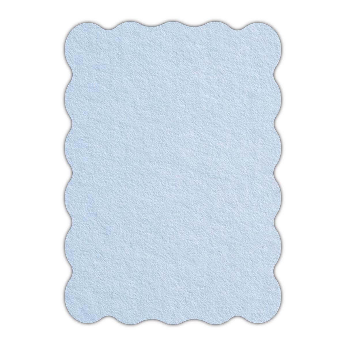 CMYK Print on Light Sky Blue Cardstock | Shape P22 | 3.5" x 5"