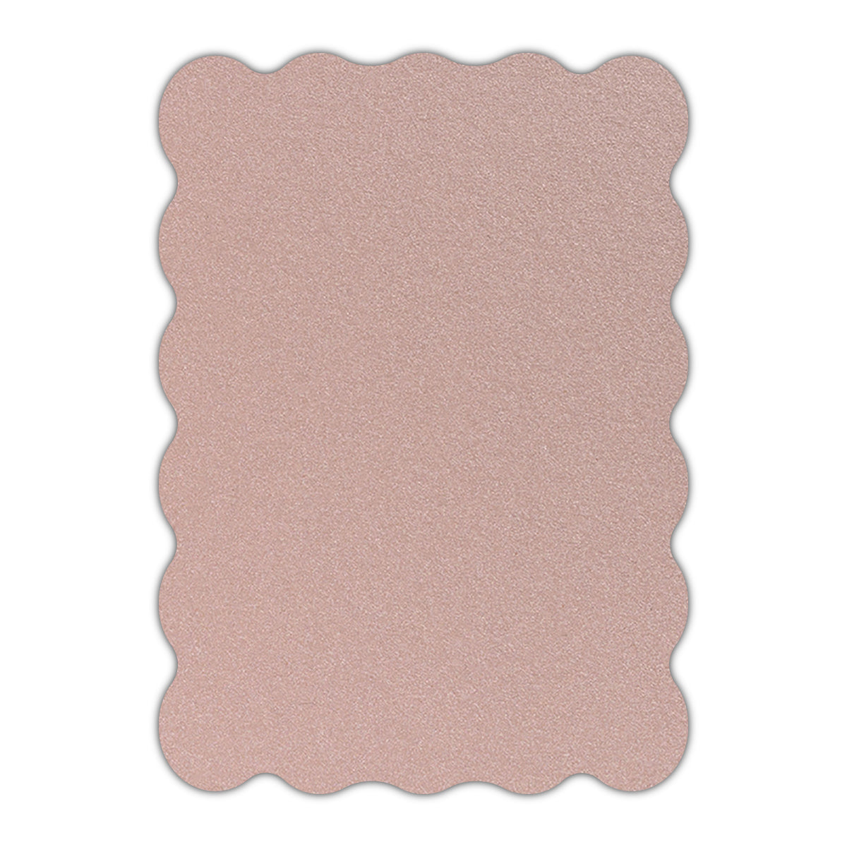 CMYK Print on Shimmer Nude Cardstock | Shape P22 | 5" x 8"