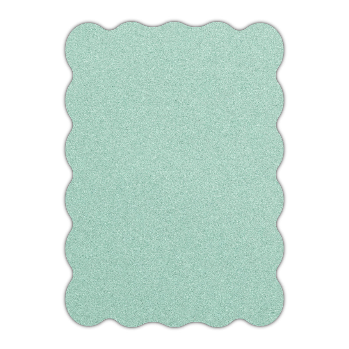 CMYK Print on Park Green Cardstock | Shape P22 | 2.5" x 3.5"