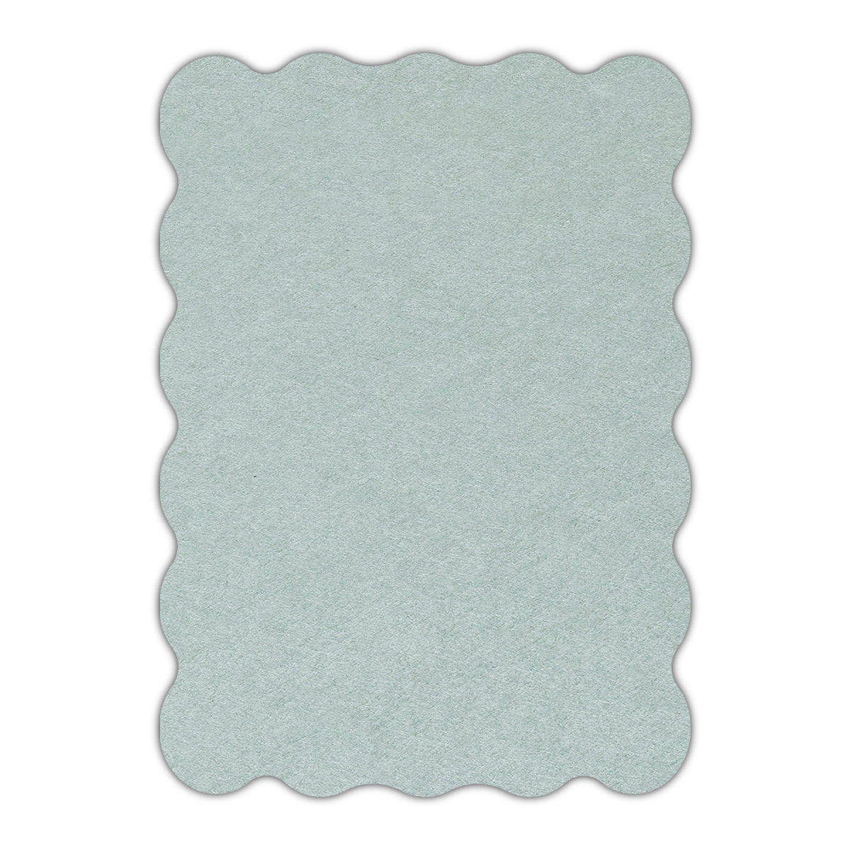 CMYK Print on Powder Green Cardstock | Shape P22 | 8" x 10"