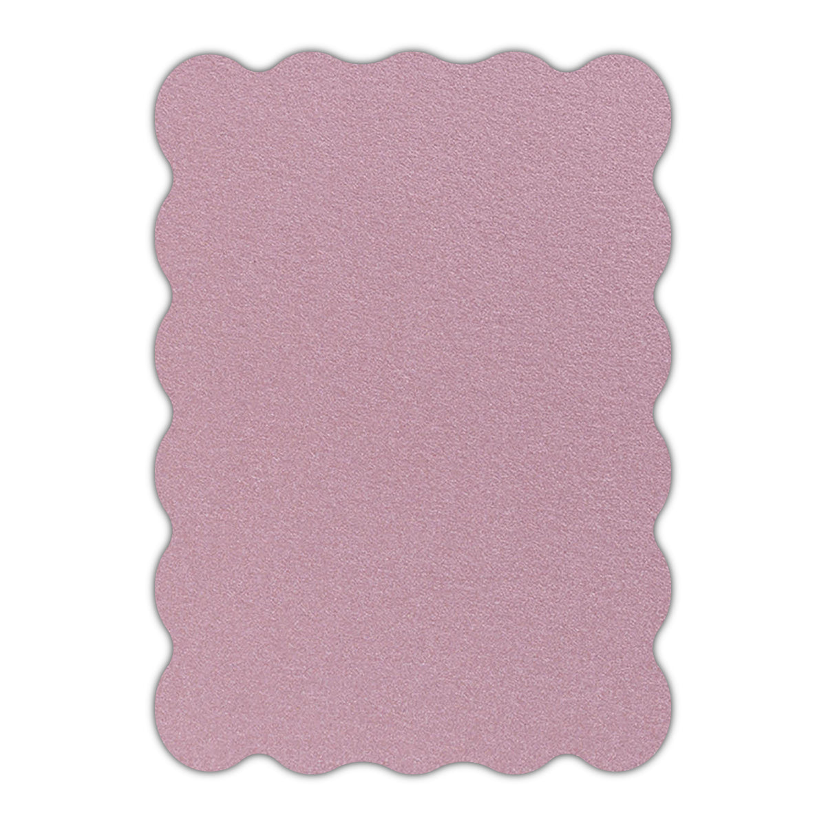 CMYK Print on Shimmer Rose Gold Cardstock | Shape P22 | 3.5" x 5"
