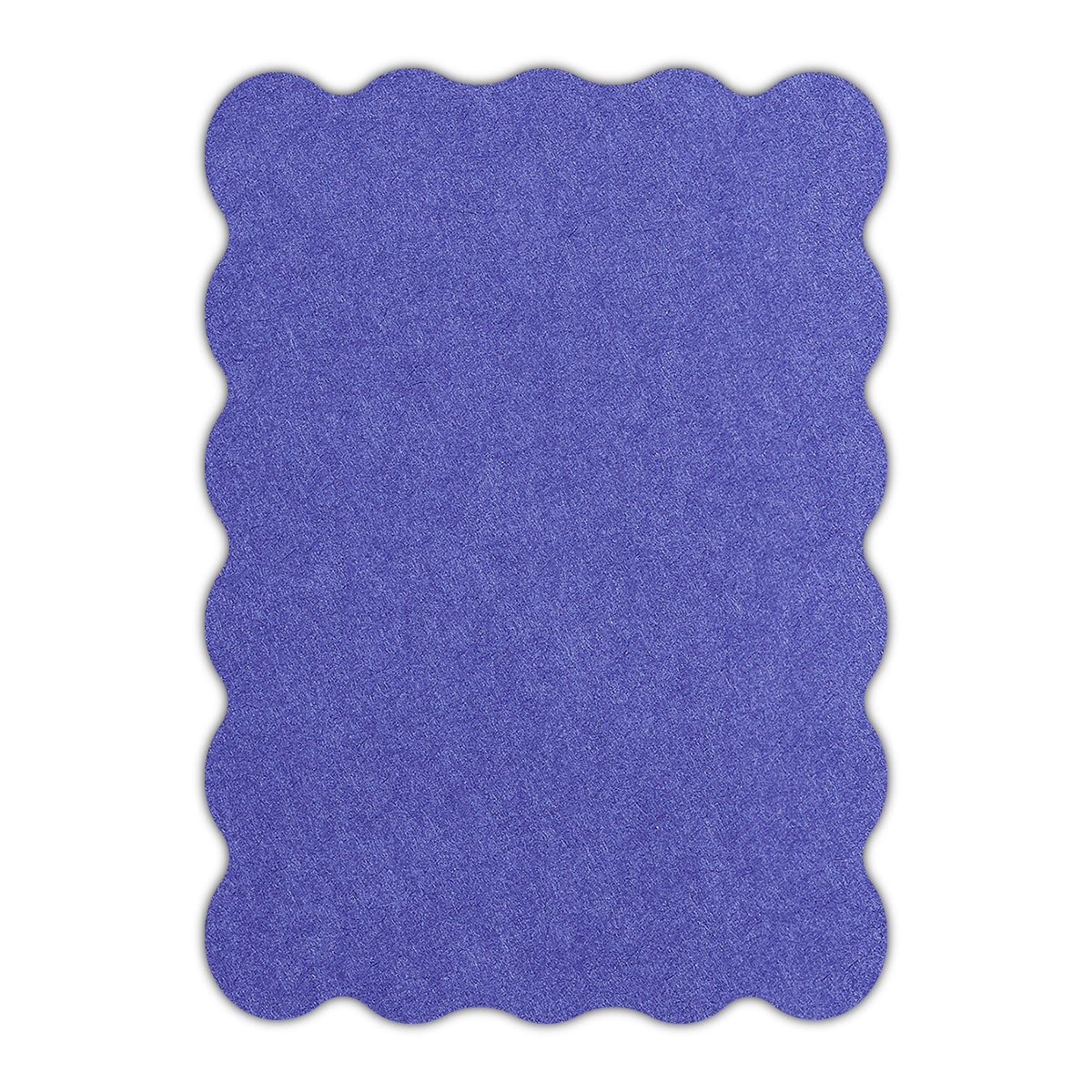 CMYK Print on Royal Blue Cardstock | Shape P22 | 5" x 7"