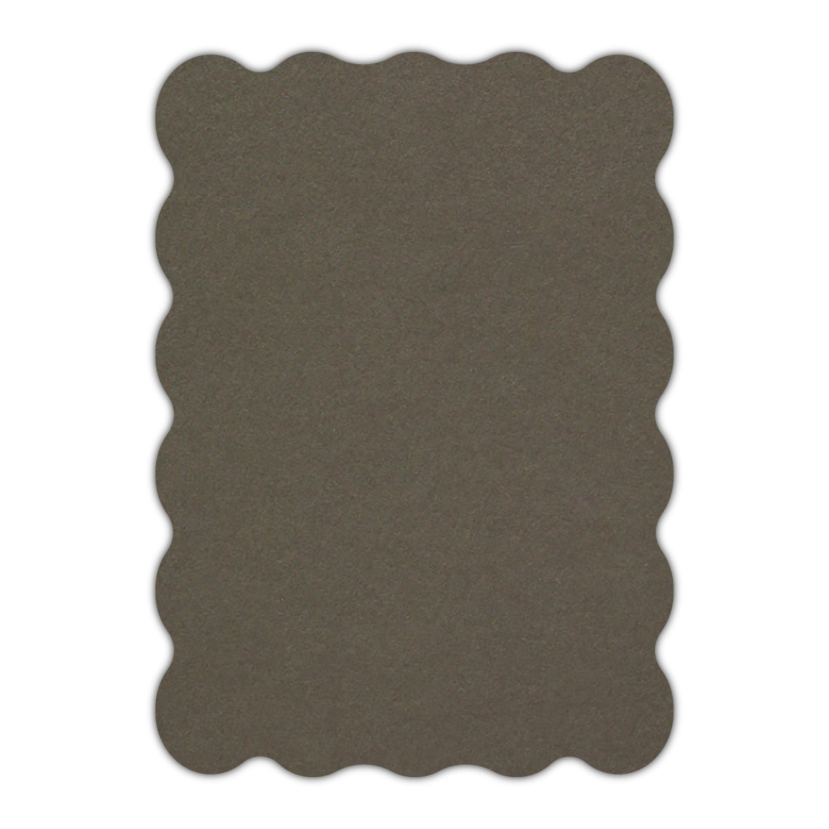 CMYK Print on Sombre Grey Cardstock | Shape P22 | 3" x 5"