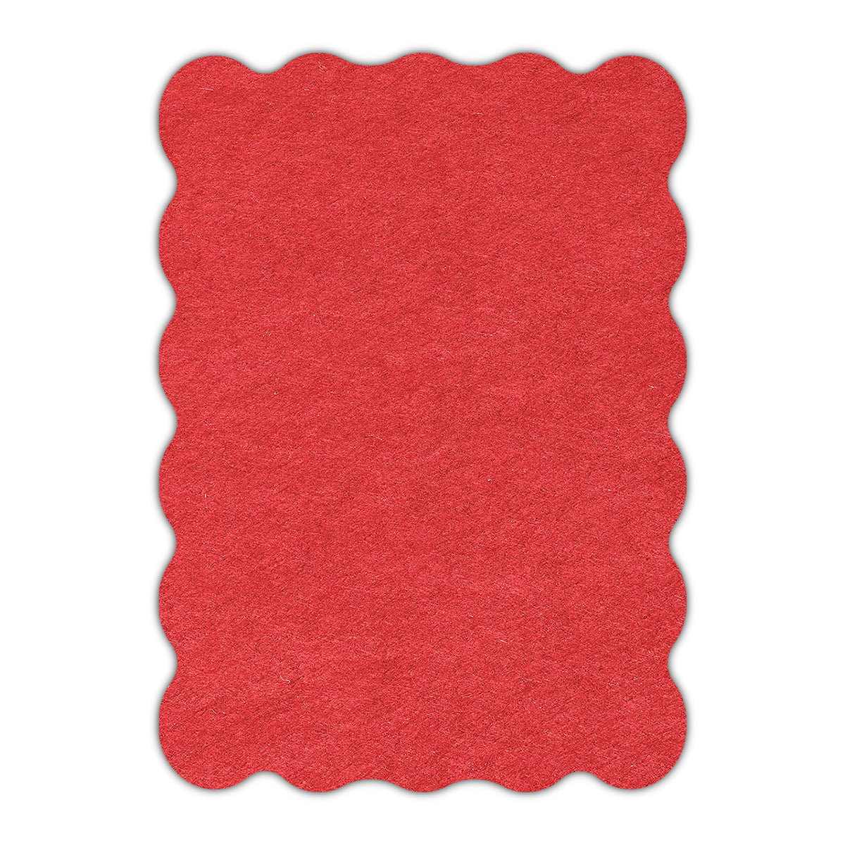 CMYK Print on Vermilion Cardstock | Shape P22 | 2.5" x 3.5"
