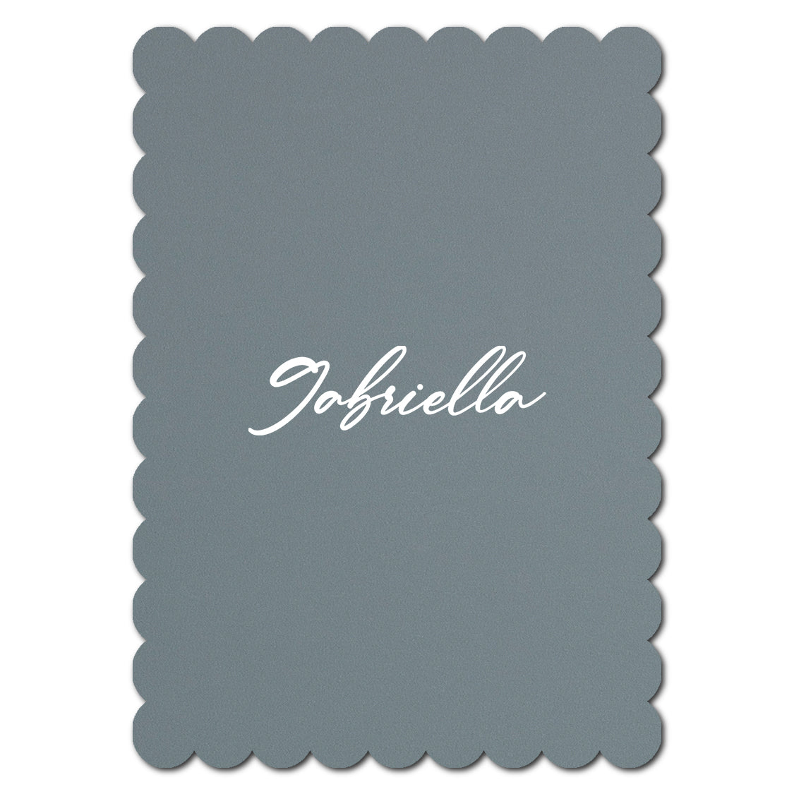 Individually Personalized Wedding Prints on Diecut Cardstock - Shape P230