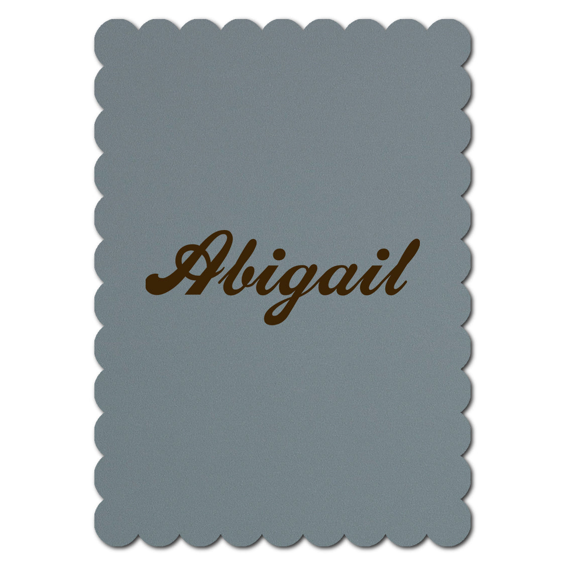 Individually Personalized Wedding Prints on Diecut Cardstock - Shape P230