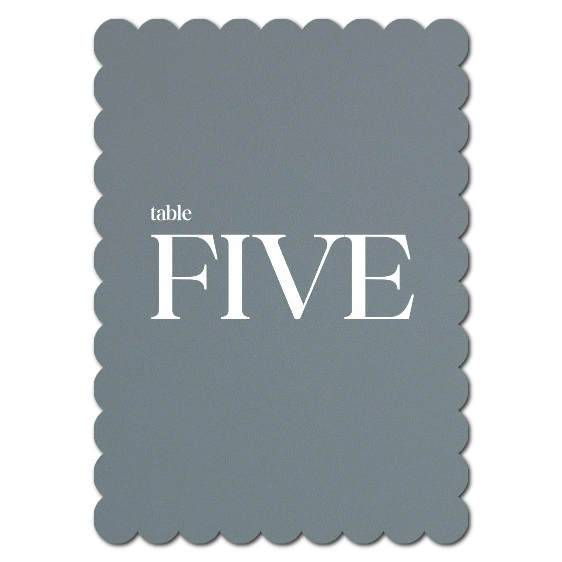 Individually Personalized Wedding Prints on Diecut Cardstock - Shape P230