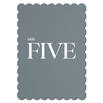Individually Personalized Wedding Prints on Diecut Cardstock - Shape P230