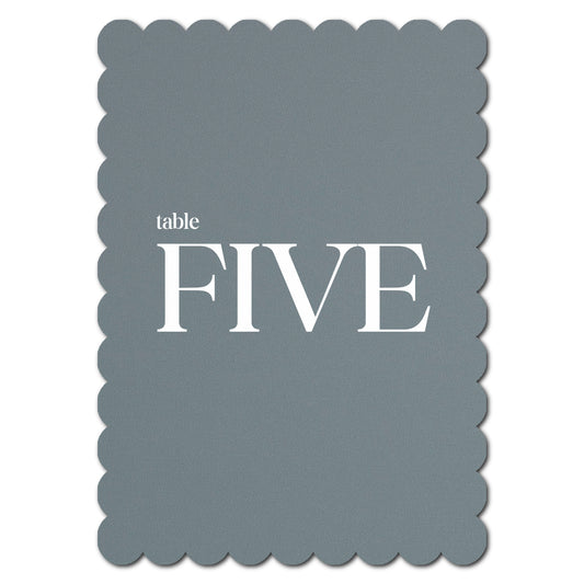 Individually Personalized Wedding Prints on Diecut Cardstock - Shape P230