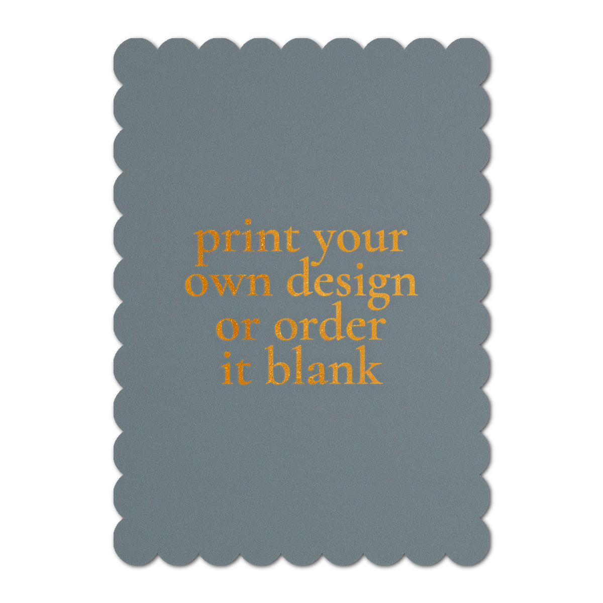 Custom Wedding Prints on Diecut Shaped Cardstock | Shape P230