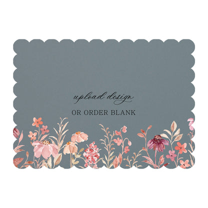 Custom Wedding Prints on Diecut Shaped Cardstock | Shape P230