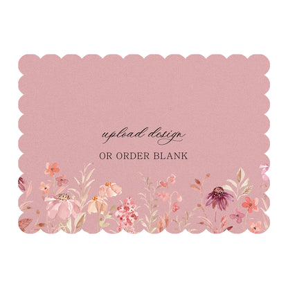 Custom Wedding Prints on Diecut Shaped Cardstock | Shape P230