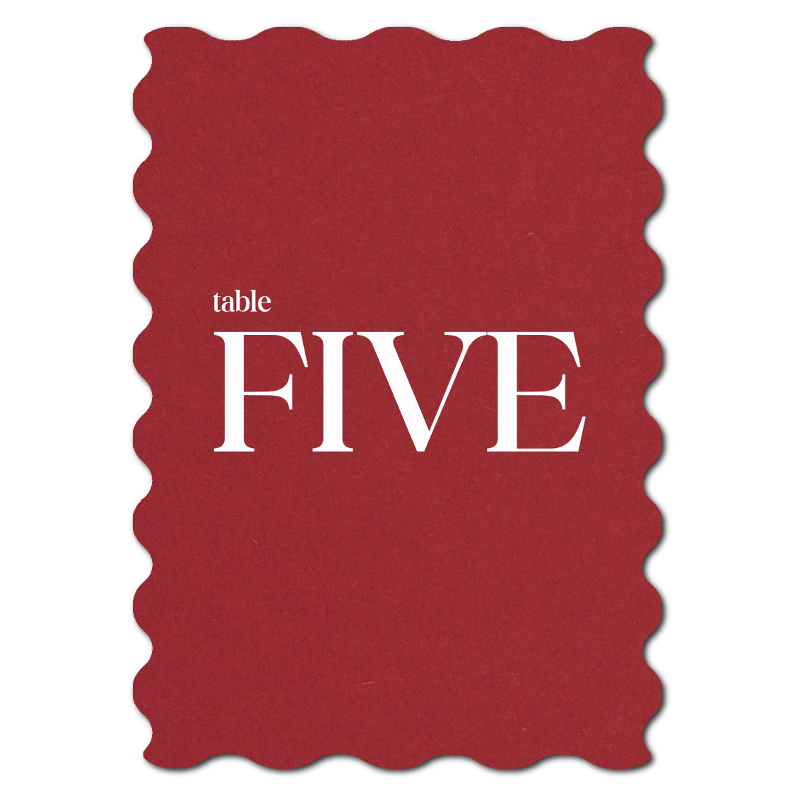 Individually Personalized Wedding Prints on Diecut Cardstock - Shape P231