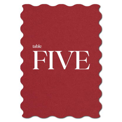 Individually Personalized Wedding Prints on Diecut Cardstock - Shape P231