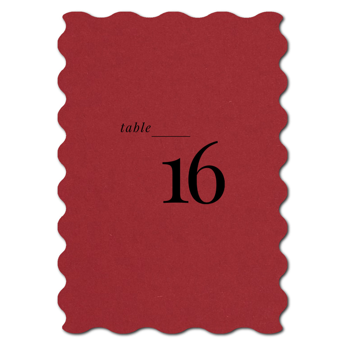 Individually Personalized Wedding Prints on Diecut Cardstock - Shape P231