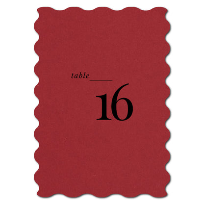 Individually Personalized Wedding Prints on Diecut Cardstock - Shape P231