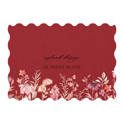 Custom Wedding Prints on Diecut Shaped Cardstock | Shape P231