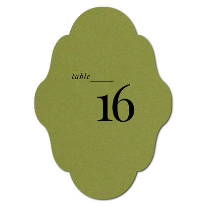 Individually Personalized Wedding Prints on Diecut Cardstock - Shape P232