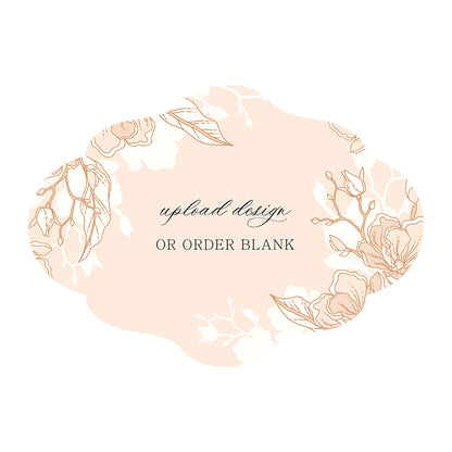 Custom Wedding Prints on Diecut Shaped Cardstock | Shape P232