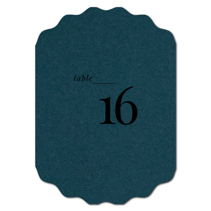 Individually Personalized Wedding Prints on Diecut Cardstock - Shape P233