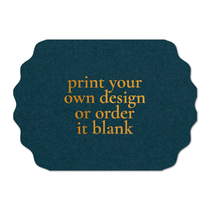 Custom Wedding Prints on Diecut Shaped Cardstock | Shape P233