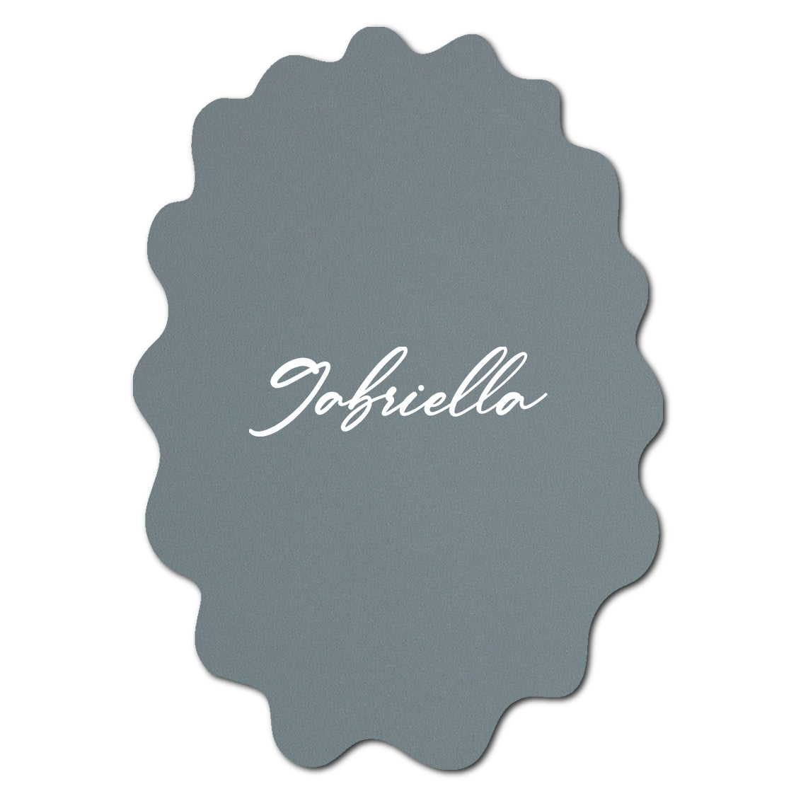Individually Personalized Wedding Prints on Diecut Cardstock - Shape P234