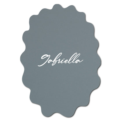 Individually Personalized Wedding Prints on Diecut Cardstock - Shape P234