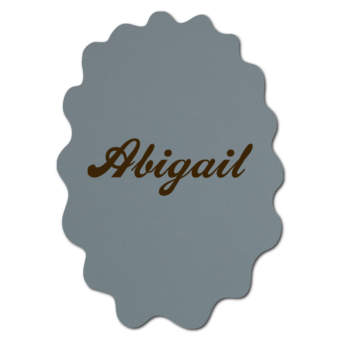 Individually Personalized Wedding Prints on Diecut Cardstock - Shape P234