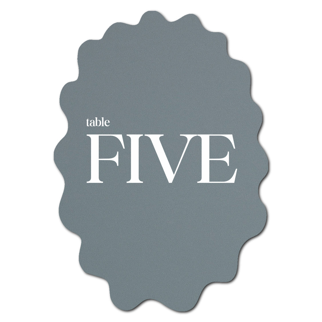 Individually Personalized Wedding Prints on Diecut Cardstock - Shape P234