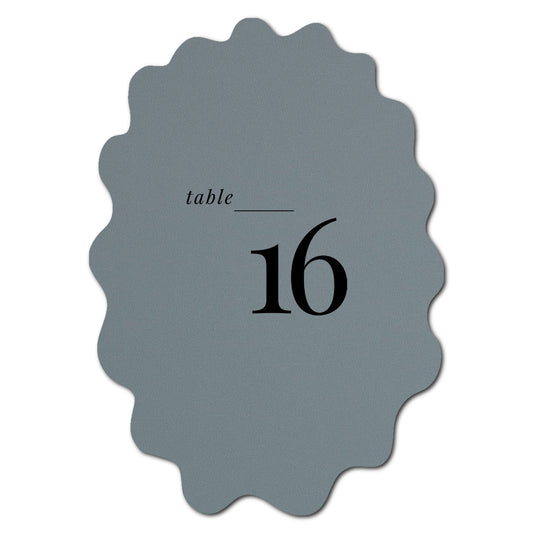 Individually Personalized Wedding Prints on Diecut Cardstock - Shape P234
