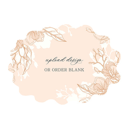 Custom Wedding Prints on Diecut Shaped Cardstock | Shape P234