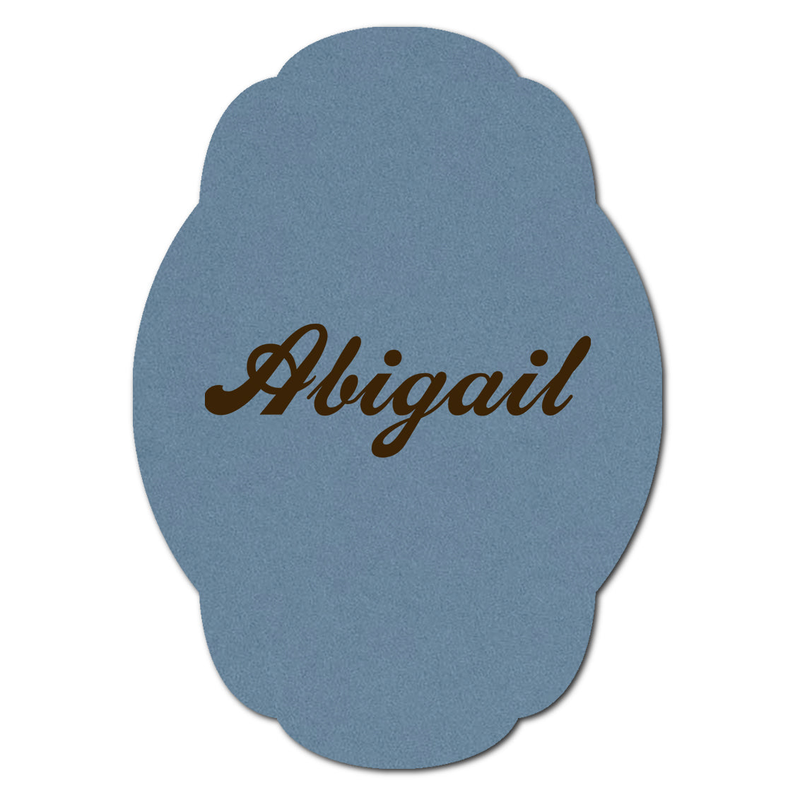 Individually Personalized Wedding Prints on Diecut Cardstock - Shape P235