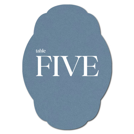Individually Personalized Wedding Prints on Diecut Cardstock - Shape P235