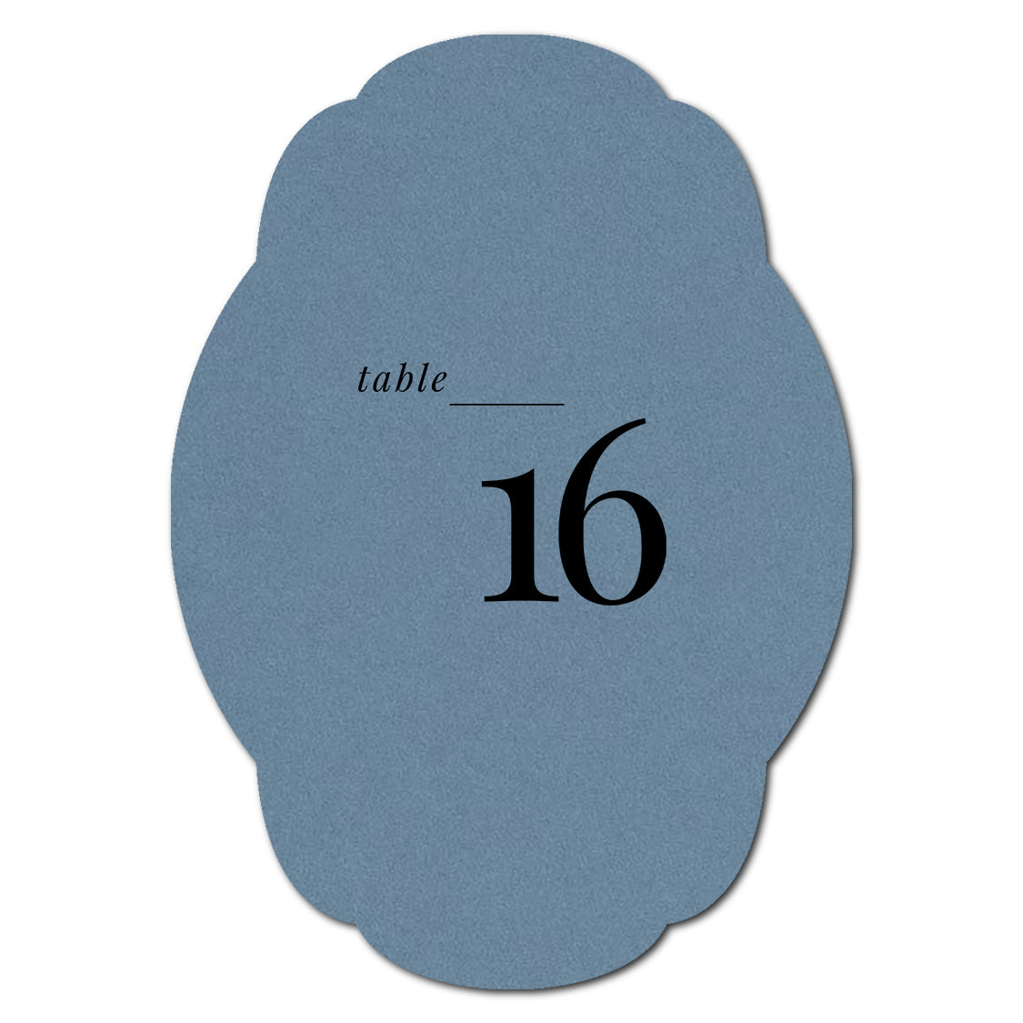 Individually Personalized Wedding Prints on Diecut Cardstock - Shape P235