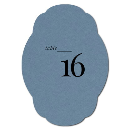 Individually Personalized Wedding Prints on Diecut Cardstock - Shape P235