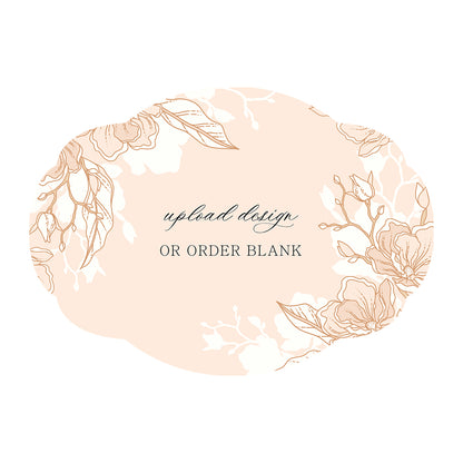 Custom Wedding Prints on Diecut Shaped Cardstock | Shape P235