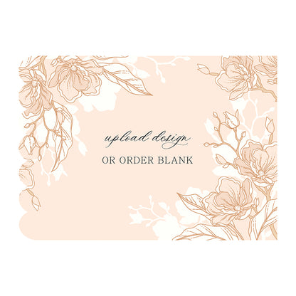 Custom Wedding Prints on Diecut Shaped Cardstock | Shape P236