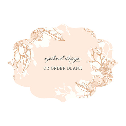 Custom Wedding Prints on Diecut Shaped Cardstock | Shape P237