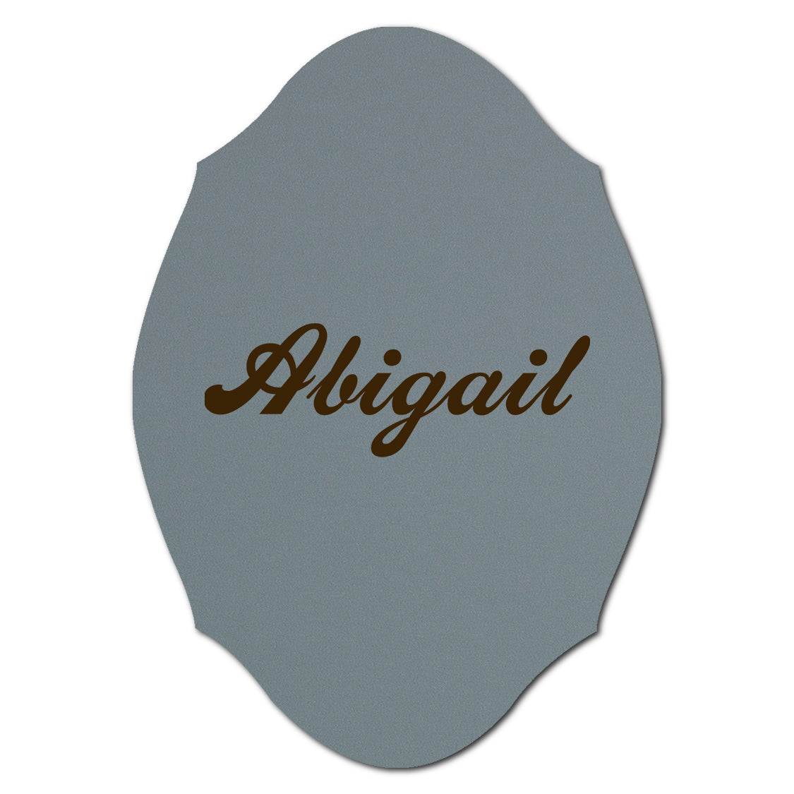 Individually Personalized Wedding Prints on Diecut Cardstock - Shape P238