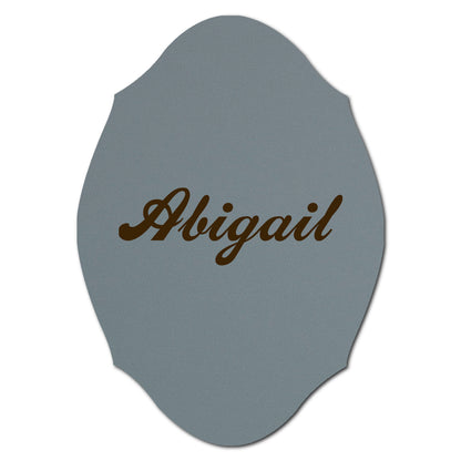 Individually Personalized Wedding Prints on Diecut Cardstock - Shape P238