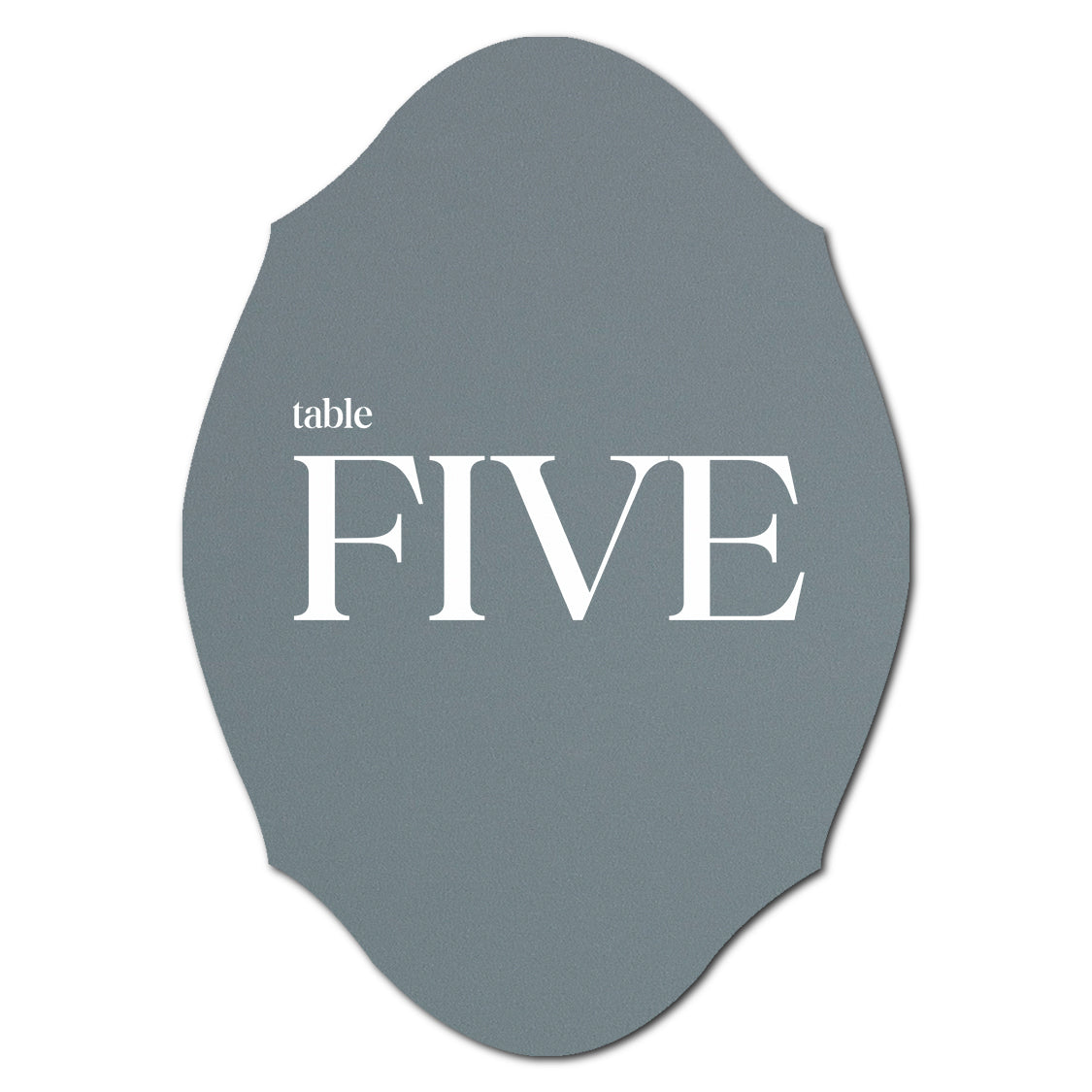 Individually Personalized Wedding Prints on Diecut Cardstock - Shape P238