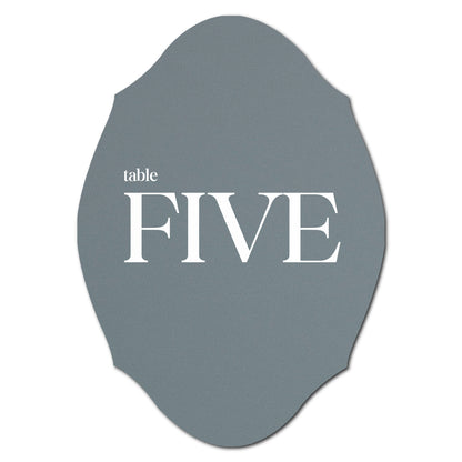 Individually Personalized Wedding Prints on Diecut Cardstock - Shape P238