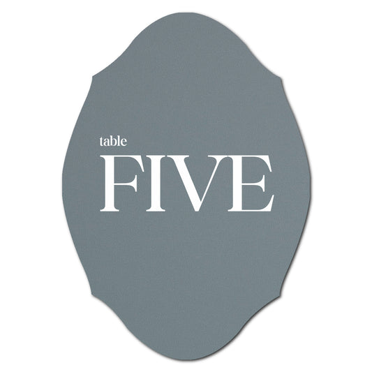 Individually Personalized Wedding Prints on Diecut Cardstock - Shape P238