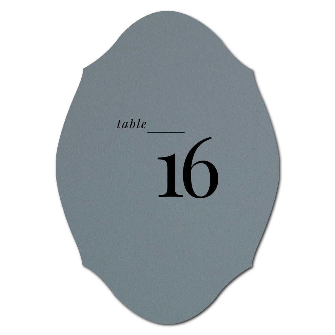 Individually Personalized Wedding Prints on Diecut Cardstock - Shape P238