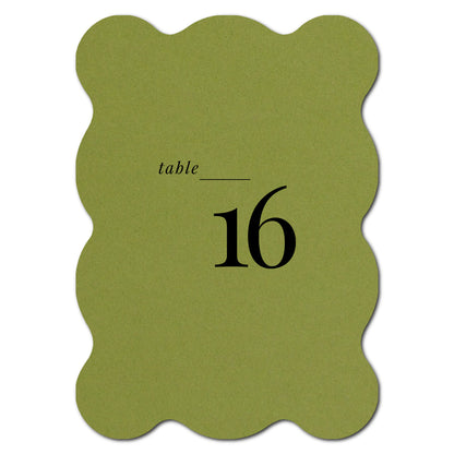 Individually Personalized Wedding Prints on Diecut Cardstock - Shape P239